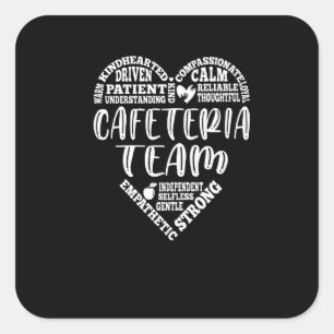 Cafeteria Team Nurse's Week Nurse Day Christmas Da Square Sticker