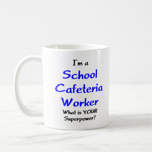 cafeteria worker school coffee mug
