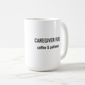 Cafetière et patience pour l'aidant Mug