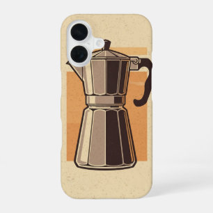 Cafetière Rétro iPhone 16 Case