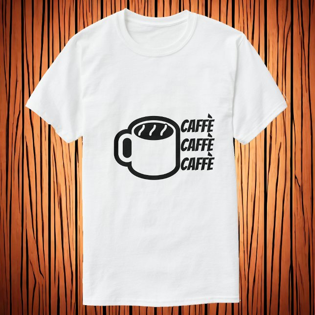 Caffè | Café en T-shirt italien (Créateur téléchargé)