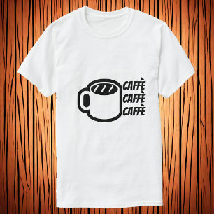 Caffè   Coffee in Italian T-Shirt