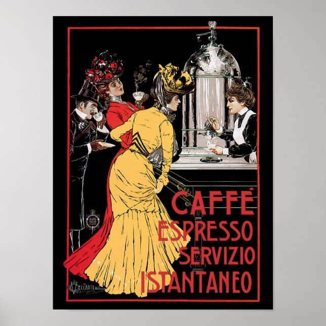 Caffe Espresso Poster (Front)