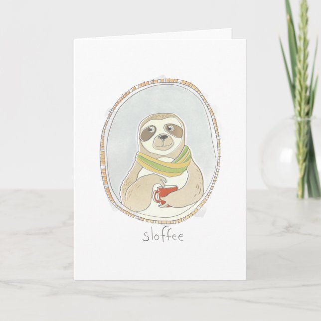 Caffeinated Cutie | Sloffee Card (Front)