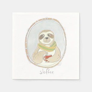 Caffeinated Cutie   Sloffee Napkin