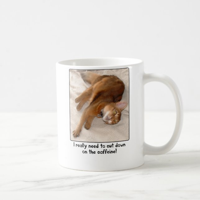 Caffeinated Kitty Mug (Right)