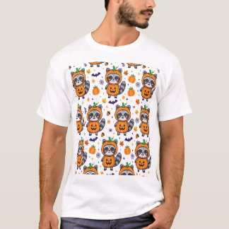 Caffeinated Nurse Coffee Medical Pattern T-Shirt