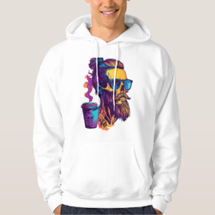 Caffeinated Skull � Funny Barista Skeleton Hoodie