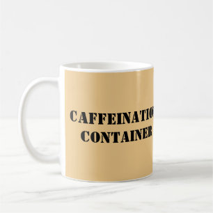 Caffeination Container  Coffee Mug