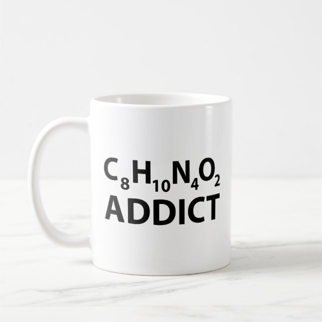 Caffeine Addict Coffee Mug (Left)