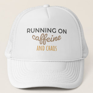 Caffeine and Chaos Mode Trucker Hat