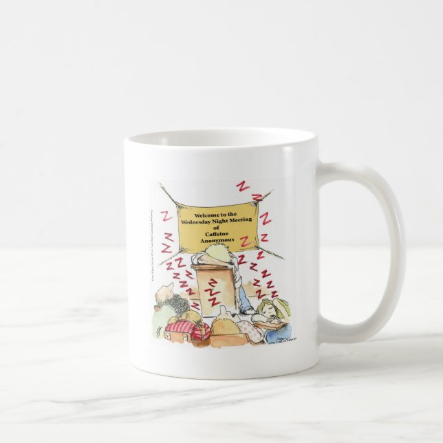 Caffeine Anonymous Funny Cards Tees Mugs & Gifts (Right)