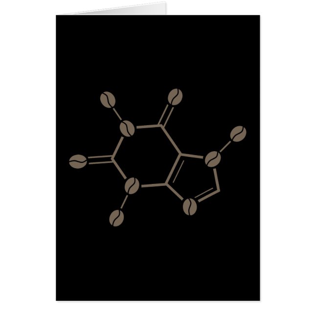 caffeine beans molecule (Front)