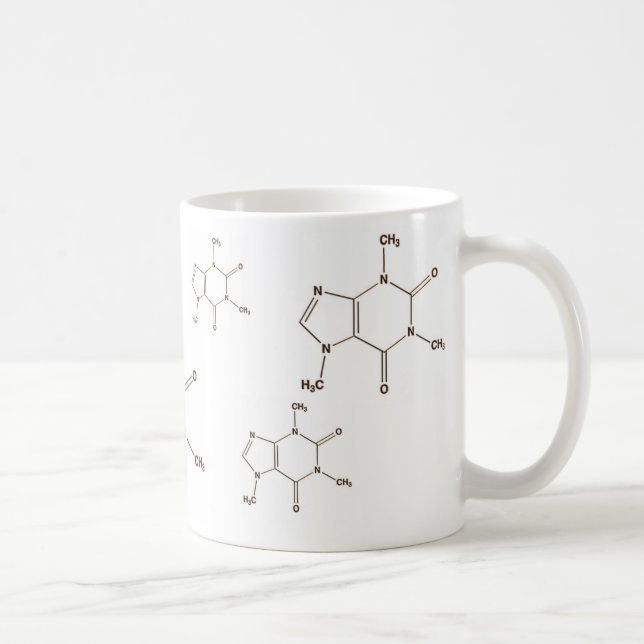 caffeine, caffeine, caffeine, caffeine, caffein... coffee mug (Right)