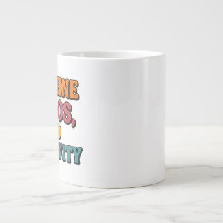 Caffeine Chaos and Creativity Mug – Funky Retro