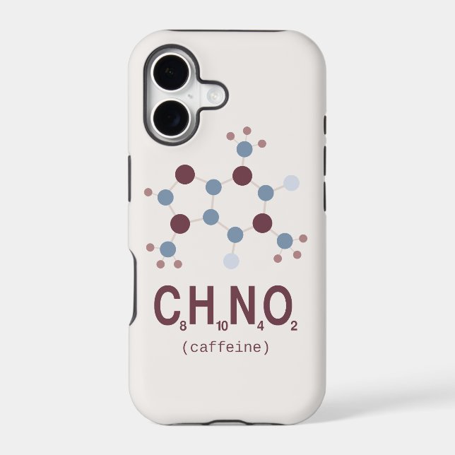 Caffeine Chemical Formula (Back)
