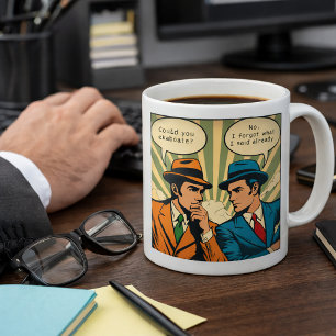 Caffeine Comic quote Coffee Mug