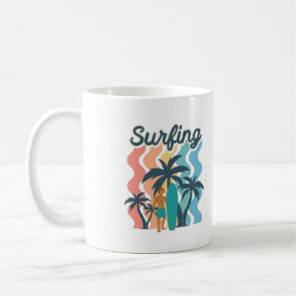Caffeine & Confidence Surf Vibe Mug
