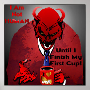 Caffeine Devil Poster