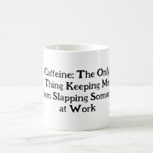 Caffeine-Fueled Sarcasm Coffee Mug