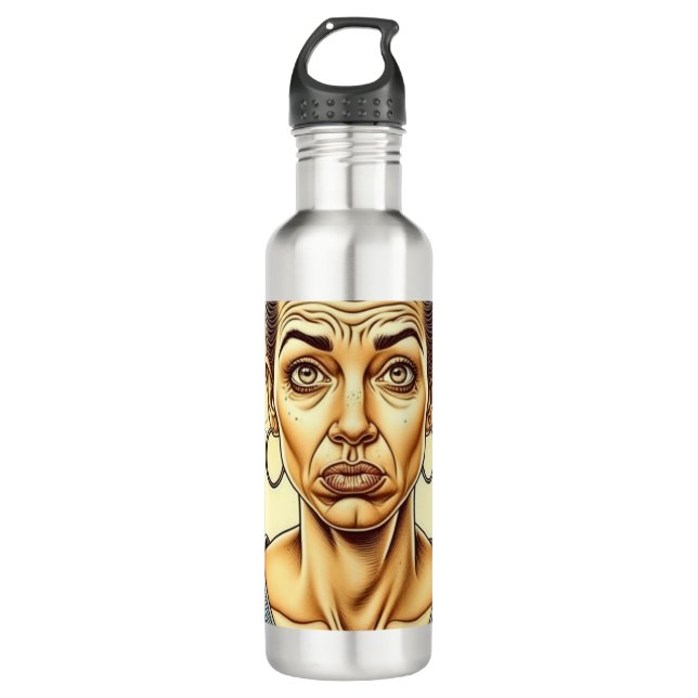 Caffeine is Good, Beer is Better 710 Ml Water Bottle (Front)