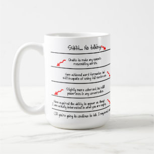 Caffeine Levels Coffee Addict Mug - Right Handed