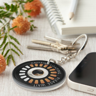 Caffeine loading keychain