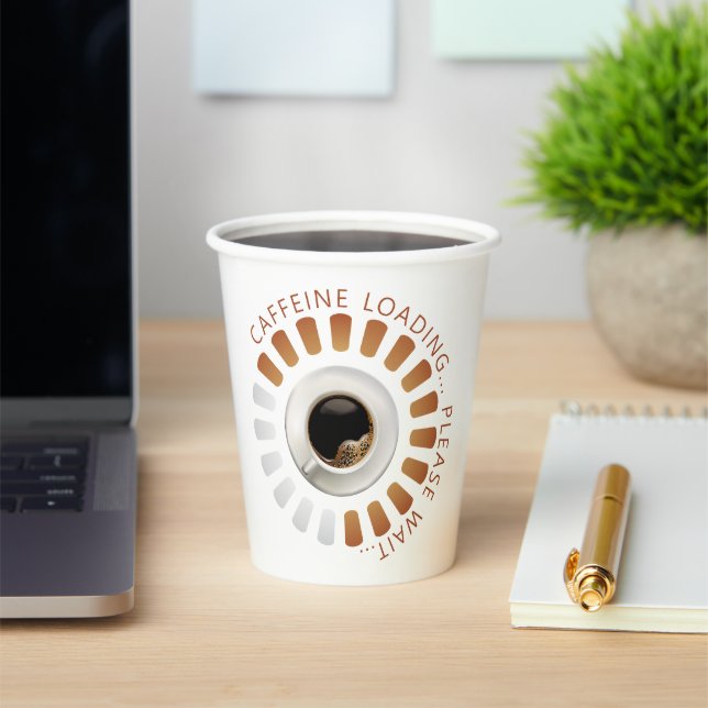 Caffeine loading paper cups (Insitu)