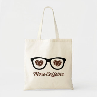 caffeine lovers tote bag 