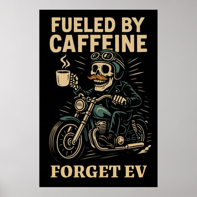 Caffeine Lovers United Poster (Front)