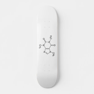 Caffeine Molecule Chemistry Coffee Atoms Skateboard