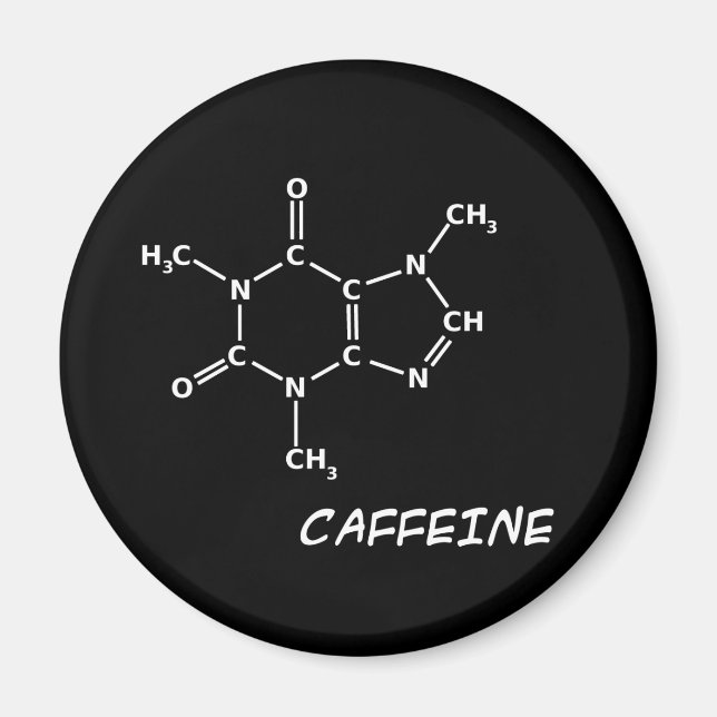 Caffeine Molecule Magnet (Front)