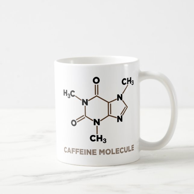 Caffeine Molecule Mug (Right)