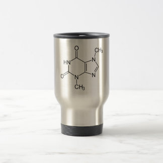 Caffeine molecule mug