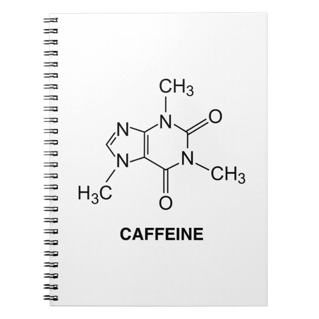 Caffeine Molecule Notebook (Front)