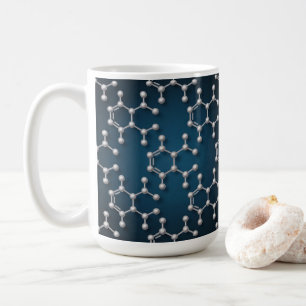 Caffeine Molecules Classic Coffee Mug