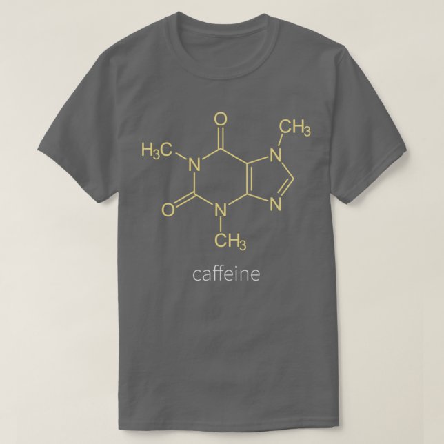 Caffeine MoleculeTShirt  T-Shirt (Design Front)