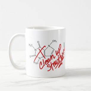 Caffeine Mug for Chemists - Clean Up Structure!