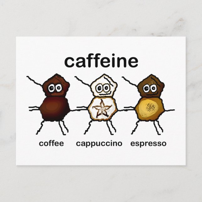 Caffeine Postcard (Front)