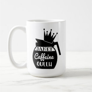 Caffeine QUEEN Coffee Pot Mug