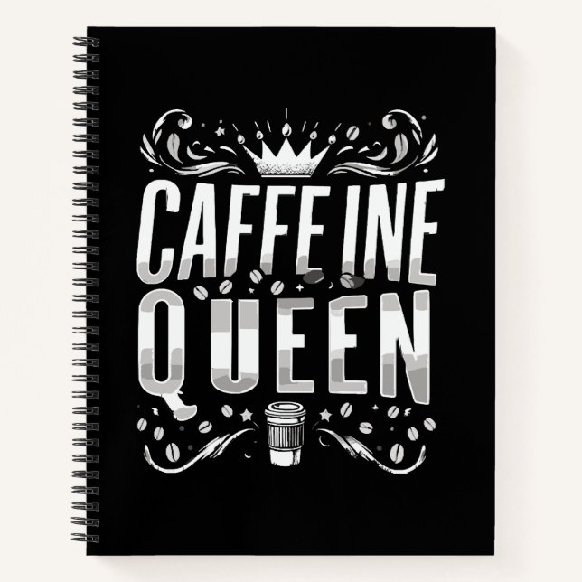 caffeine queen notebook (Front)