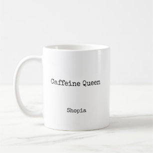 Caffeine Queen Personalized Coffee Mug