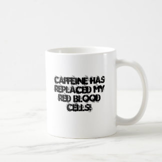 Caffeine Runs through my veins Coffee Mug