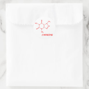 Caffeine Sticker (red)