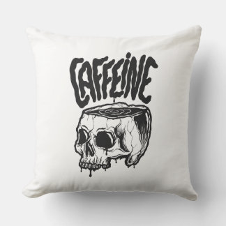 Caffeine Throw Pillow