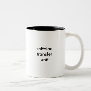 Caffeine transfer unit Two-Tone coffee mug
