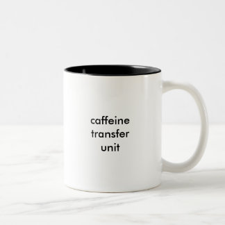 Caffeine transfer unit Two-Tone coffee mug