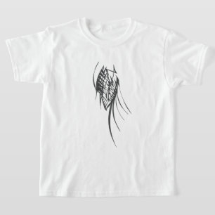 Cage Black White Abstract Tribal Tattoo Art T-Shirt