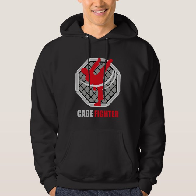 Cage Fighter MMA Knockout Hoodie (Front)