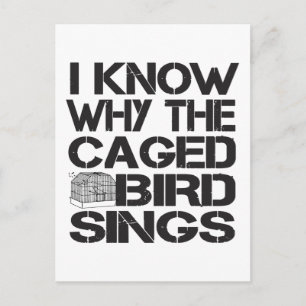 Caged Bird Postcard